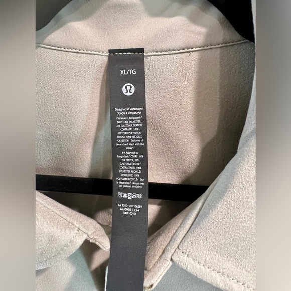 Lululemon Sueded Camp Collar Overshirt
Size XL - Picture 5 of 11